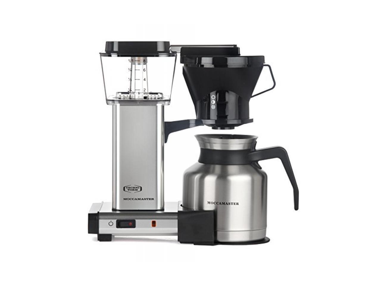 technivorm moccamaster 79212 kbts coffee brewer, 32 oz, polished silver
