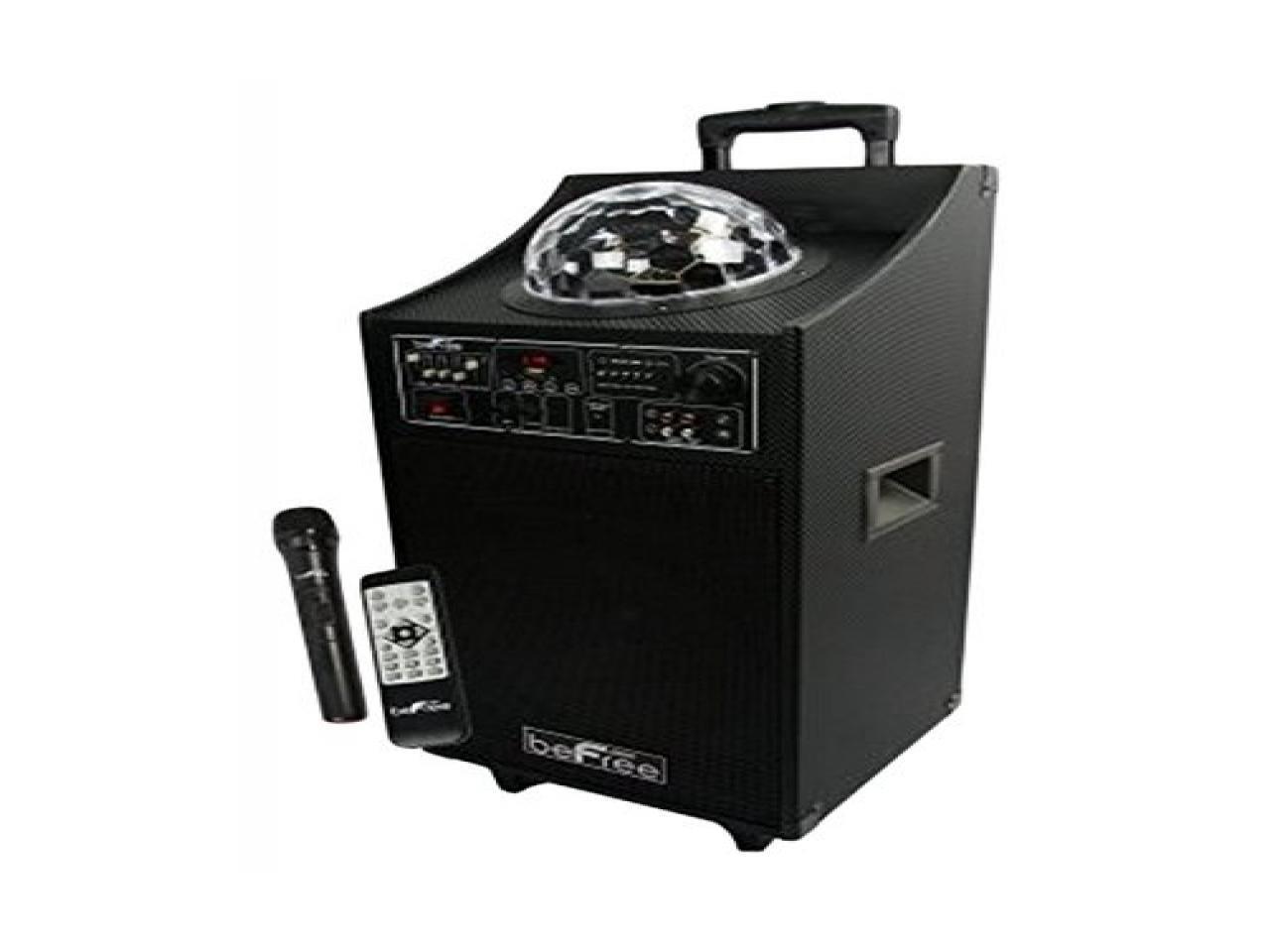 Befree Sound BFS-6445 10 Inches Projection Party Light Dome Subwoofer Bluetooth Portable Party 