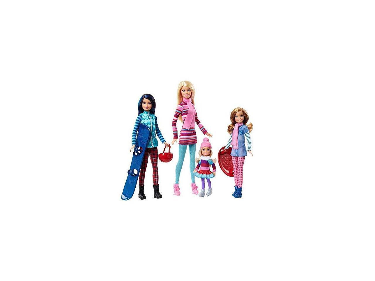 Barbie Sisters Winter Getaway Fashion Dolls Mattel FDR56 for sale online 