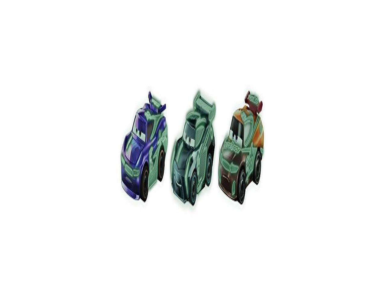 Disney Pixar Cars Mini Racers Glow-in-the-dark Series 3-Pack
