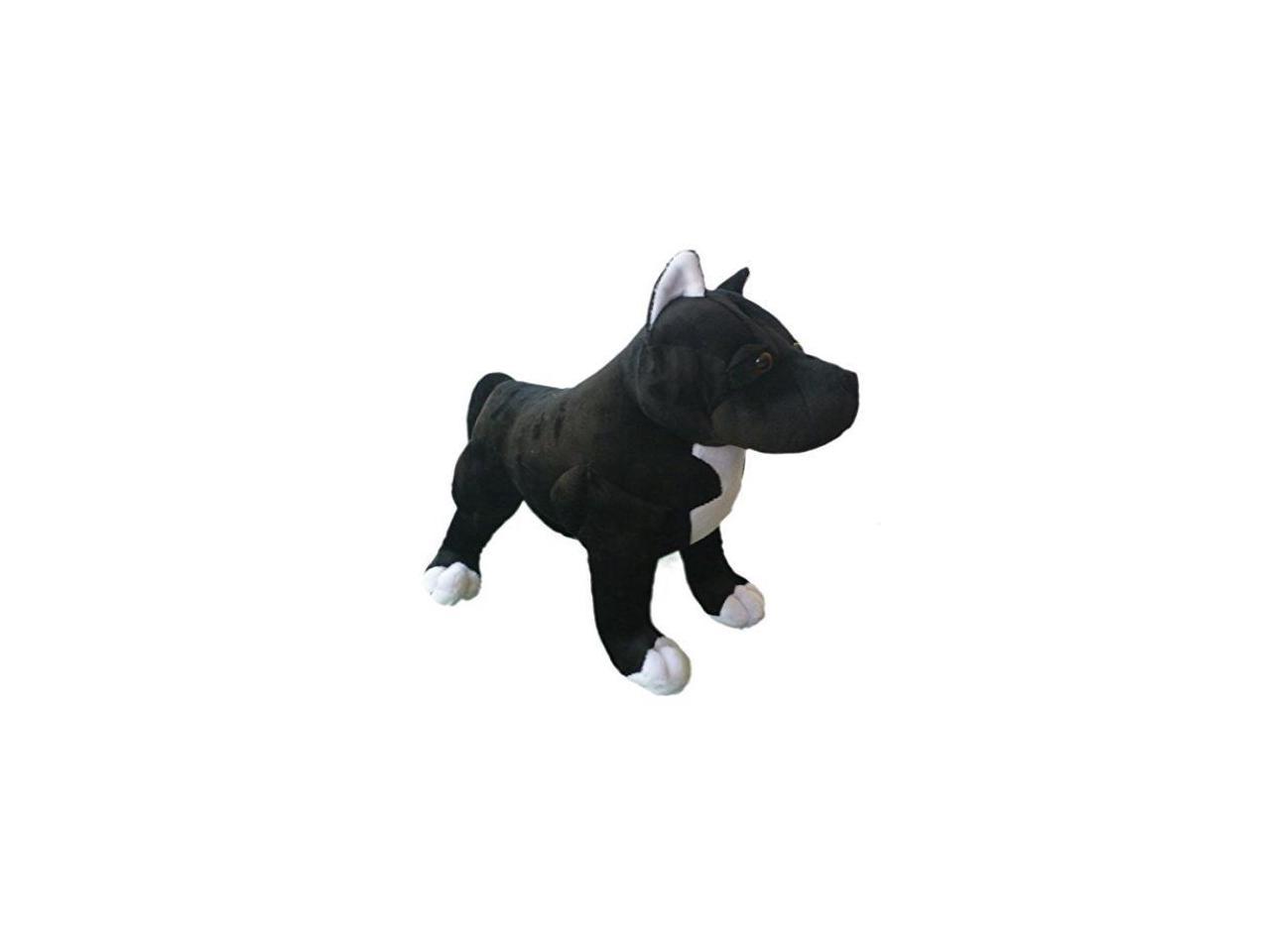 ADORE 13" Chance the Pit Bull Dog Stuffed Animal Plush Toy 