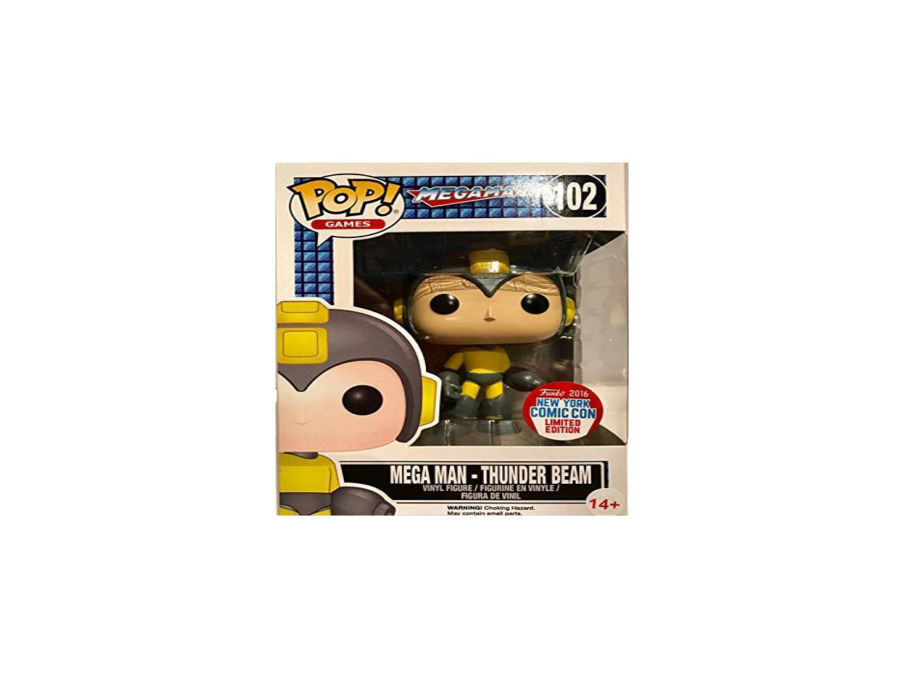 Funko Pop! Mega Man Thunder Beam – Limitierte NYCC 2016 Edition, Ca. 10 Cm, Sammlerfigur