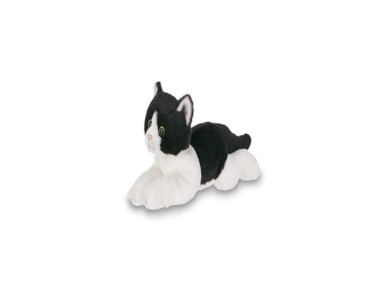 bearington domino plush stuffed animal black and white tuxedo cat