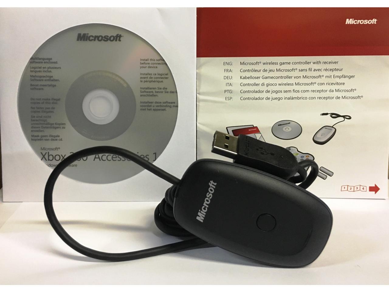 microsoft xbox 360 wireless receiver software