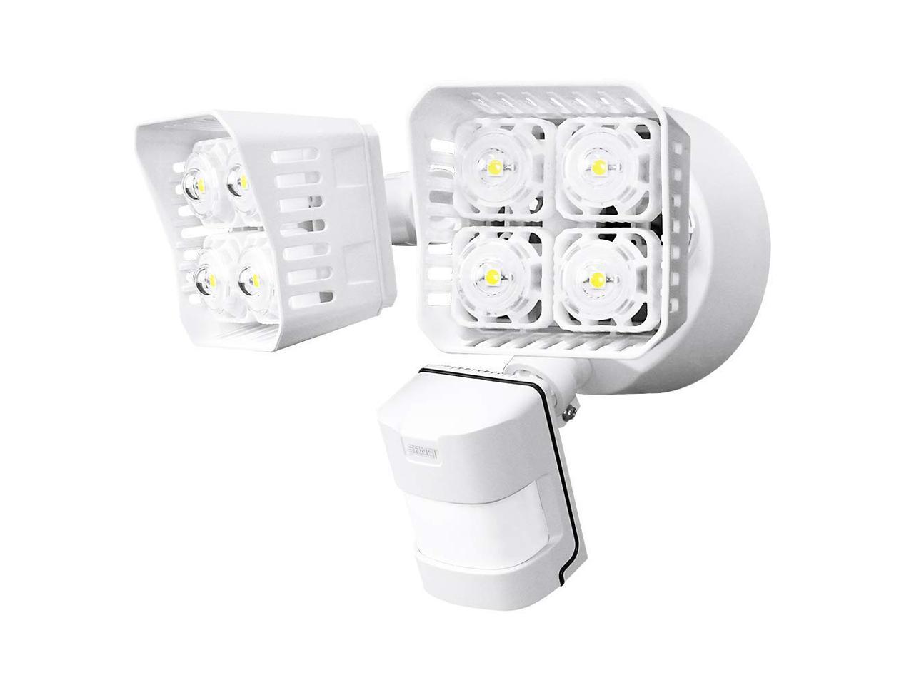 Sansi LED Security Light Outdoor Motion Sensor Light 30W=400W 5000K White Housin 