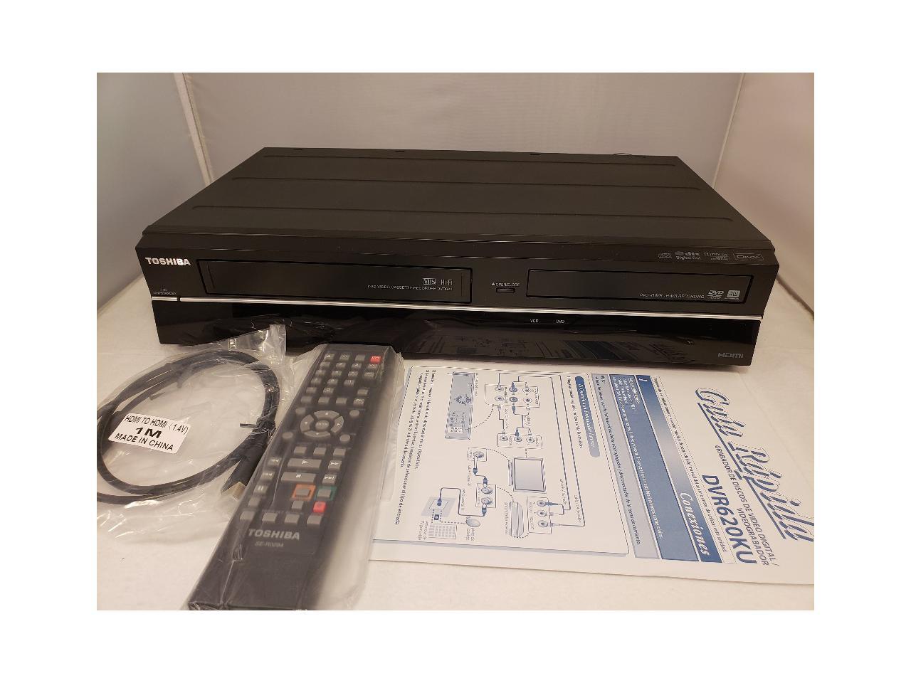 Refurbished Toshiba DVR620 DVD Recorder/VCR Combo with 1080p Upconversion
