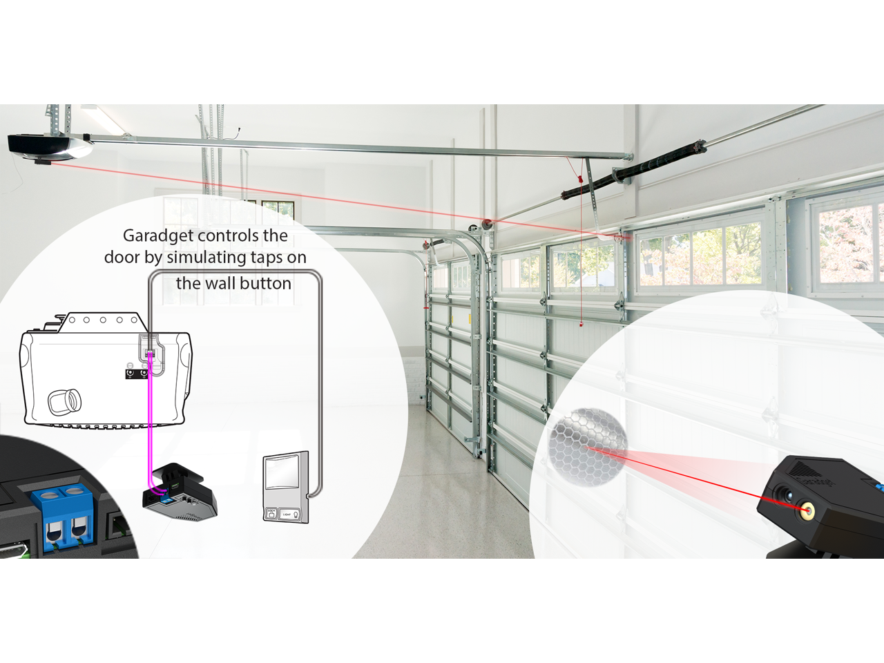 Modern Garage Door Monitor Alexa 