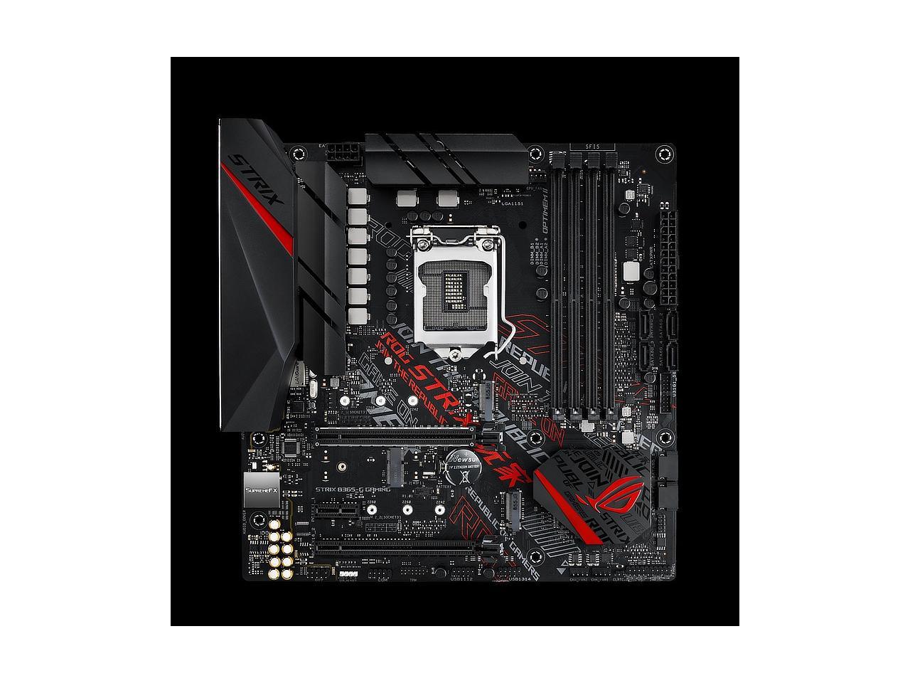 Rog Strix 65 G Gaming Lga 1151 Intel 65 Ddr4 Micro Atx Motherboard 90mb11g0 M0eay0 Newegg Com