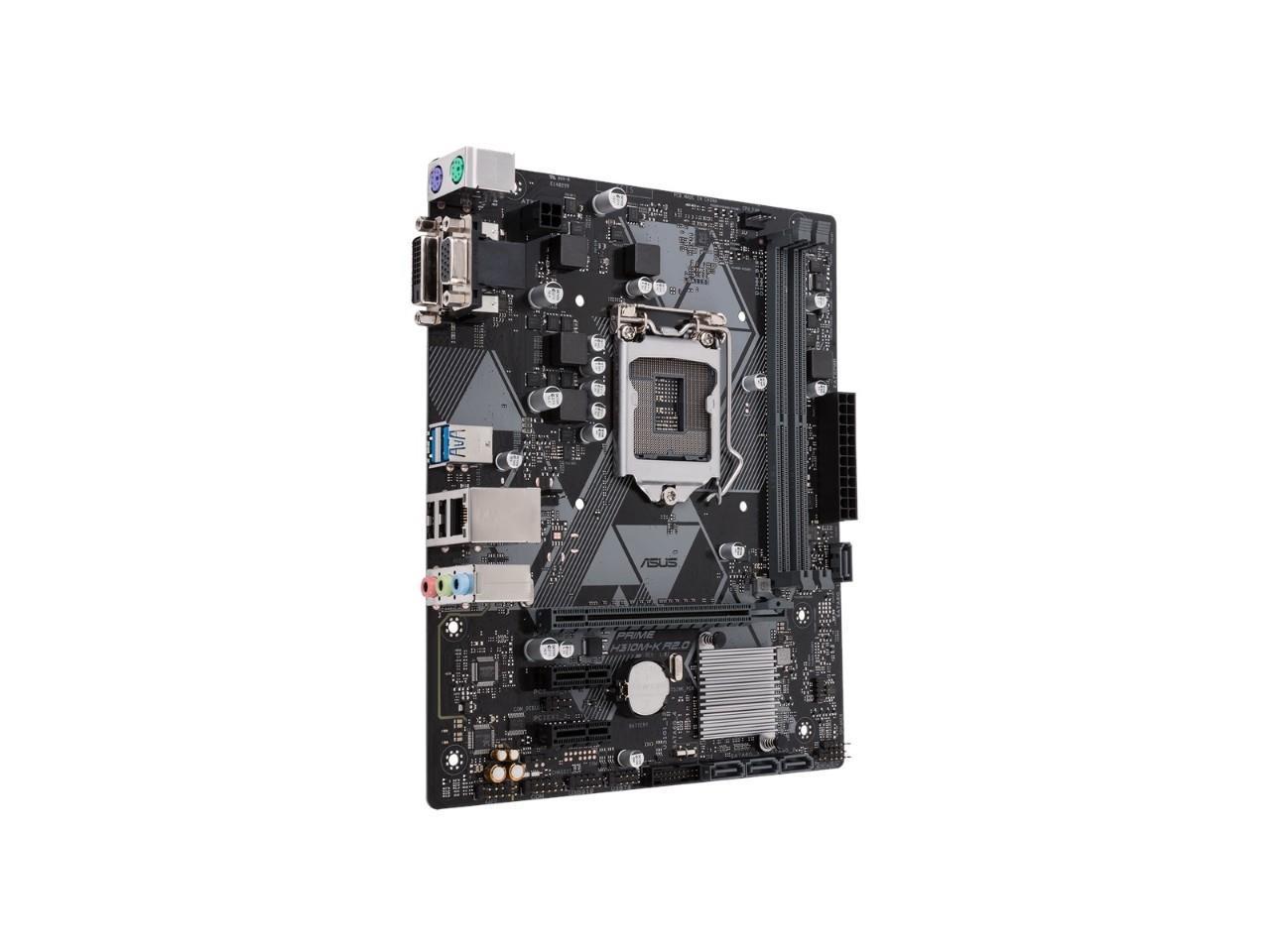 Asus Prime H310m K R2 0 Motherboard Micro Atx Lga1151 Socket H310 Usb 3 1 Gen 1 Gigabit Lan Onboard Graphi Newegg Com