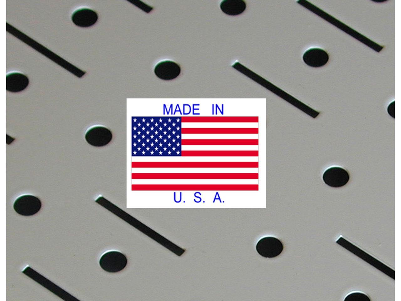 Wall Control 4ft Metal Pegboard Standard Tool Storage Kit Blue