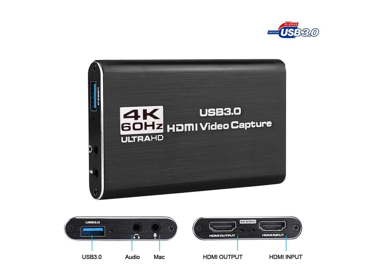 Jansicotek Video Capture Card for Streaming, Switch Capture Card, HDMI