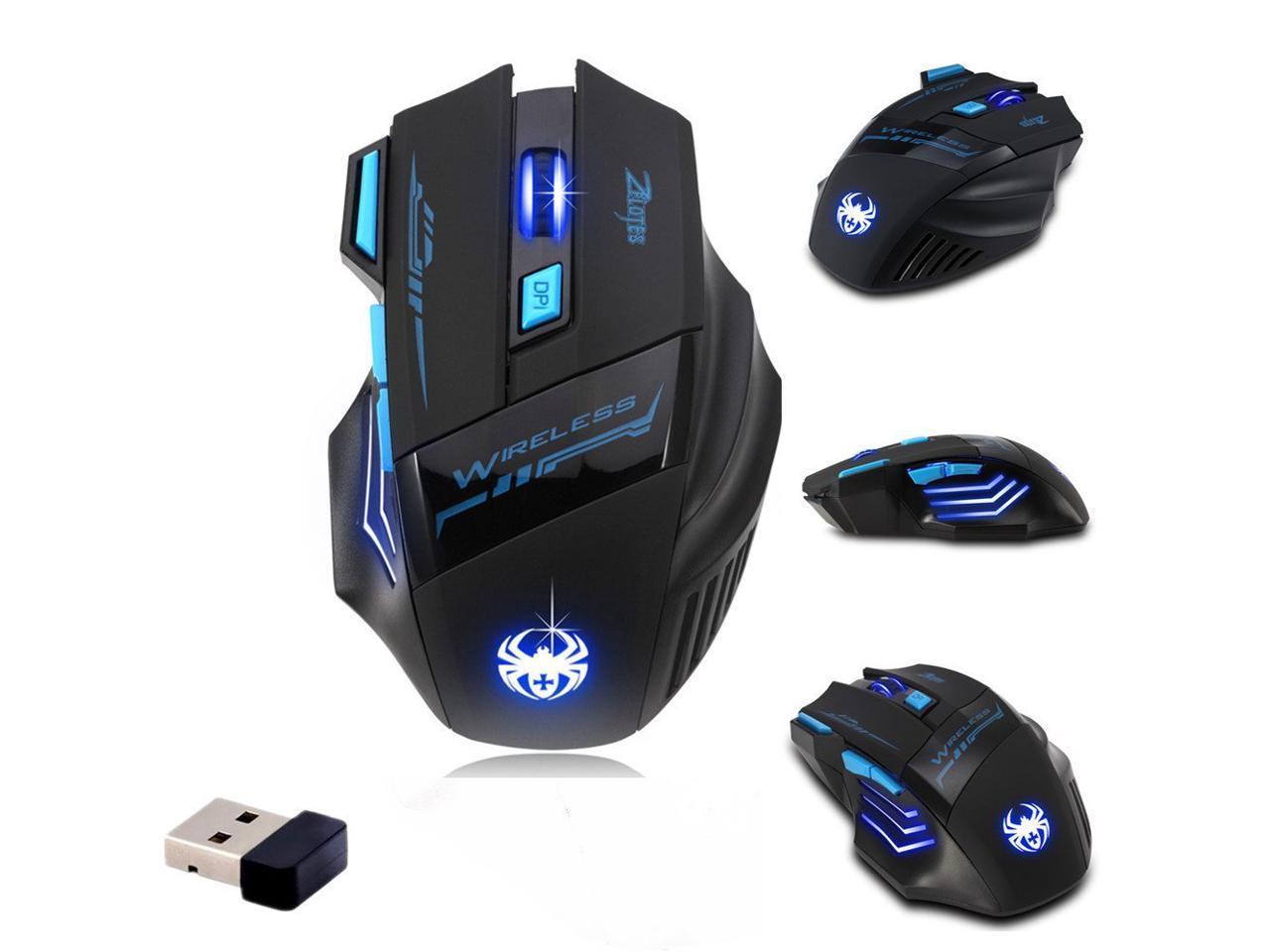 Computer MOUSE/ 1500 DPI 2 BUTTONS USB  led OPTICAL WIRELESS FOR PC & LAPTOP 