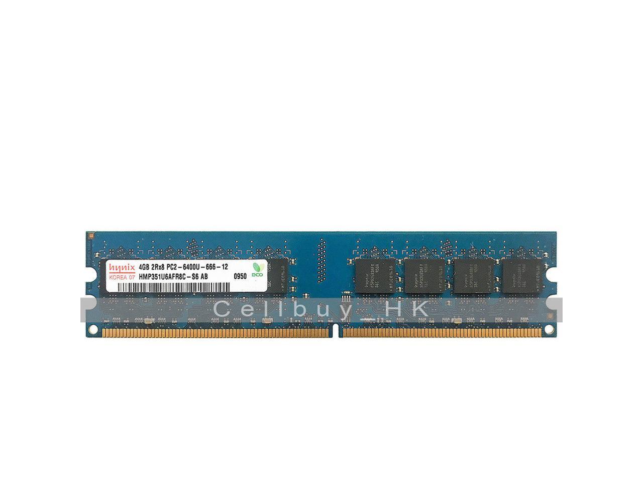 Hynix 4gb Pc2 6400 Ddr2 800 800mhz 240 Pin Cl6 Desktop Memory Low Density Newegg Com
