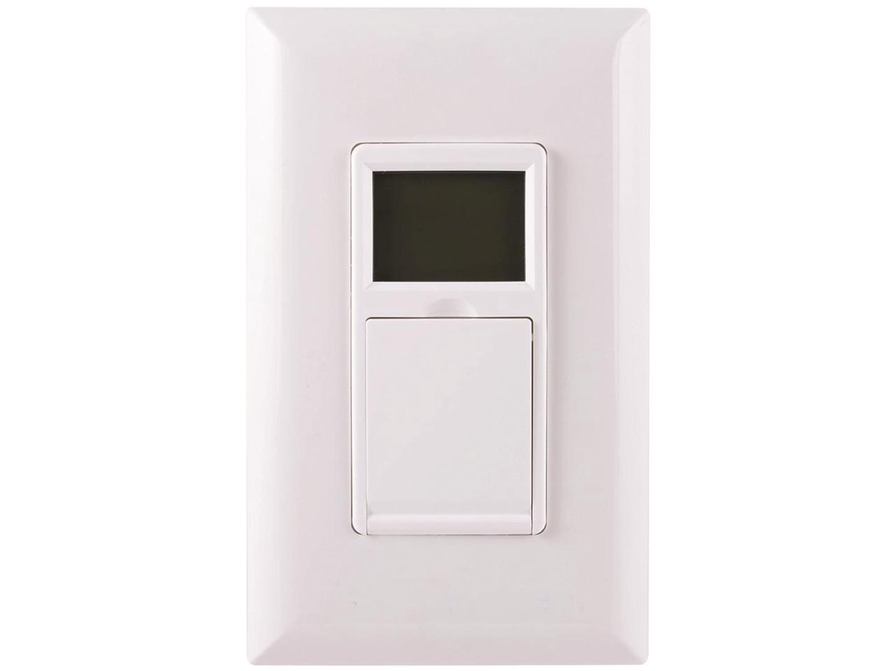 GE 32787 InWall 3Way Sunsmart Screw Terminal Digital Timer
