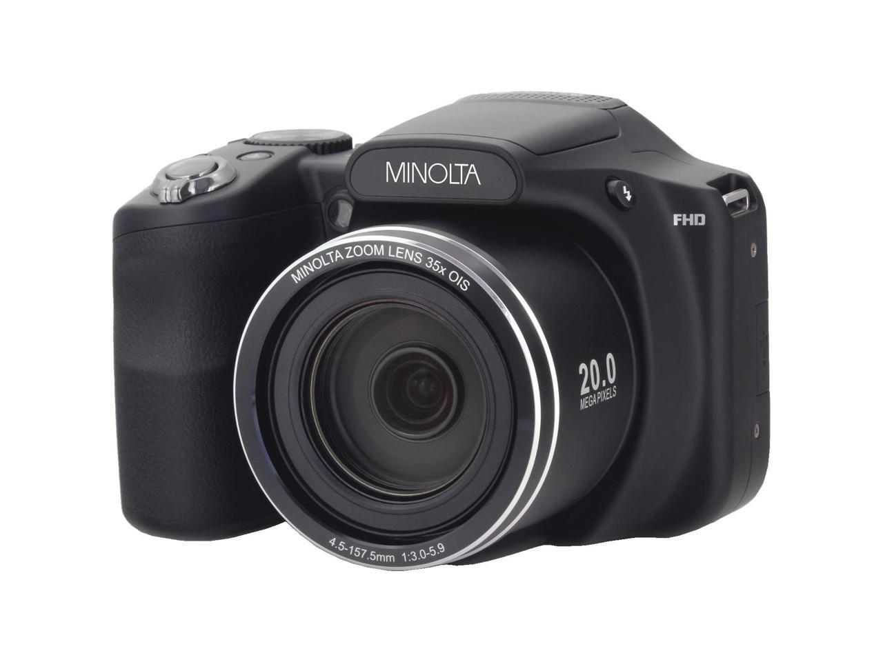 Minolta MN35Z 1080p 35x Zoom WiFi Digital Camera (Black)
