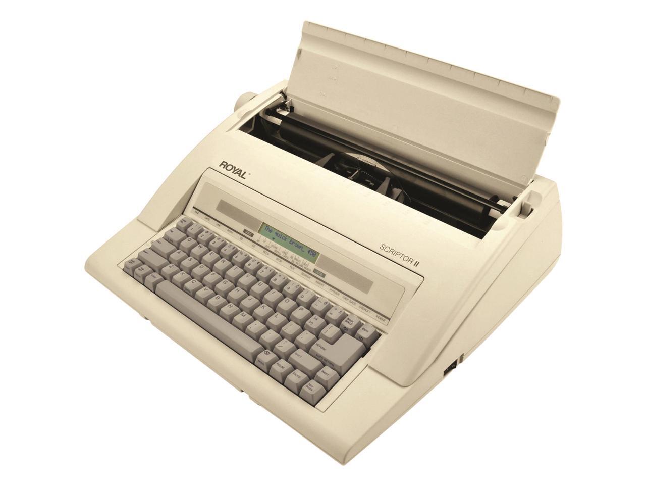 Royal 69147T Scriptor II Personal Portable Electronic Typewriter with