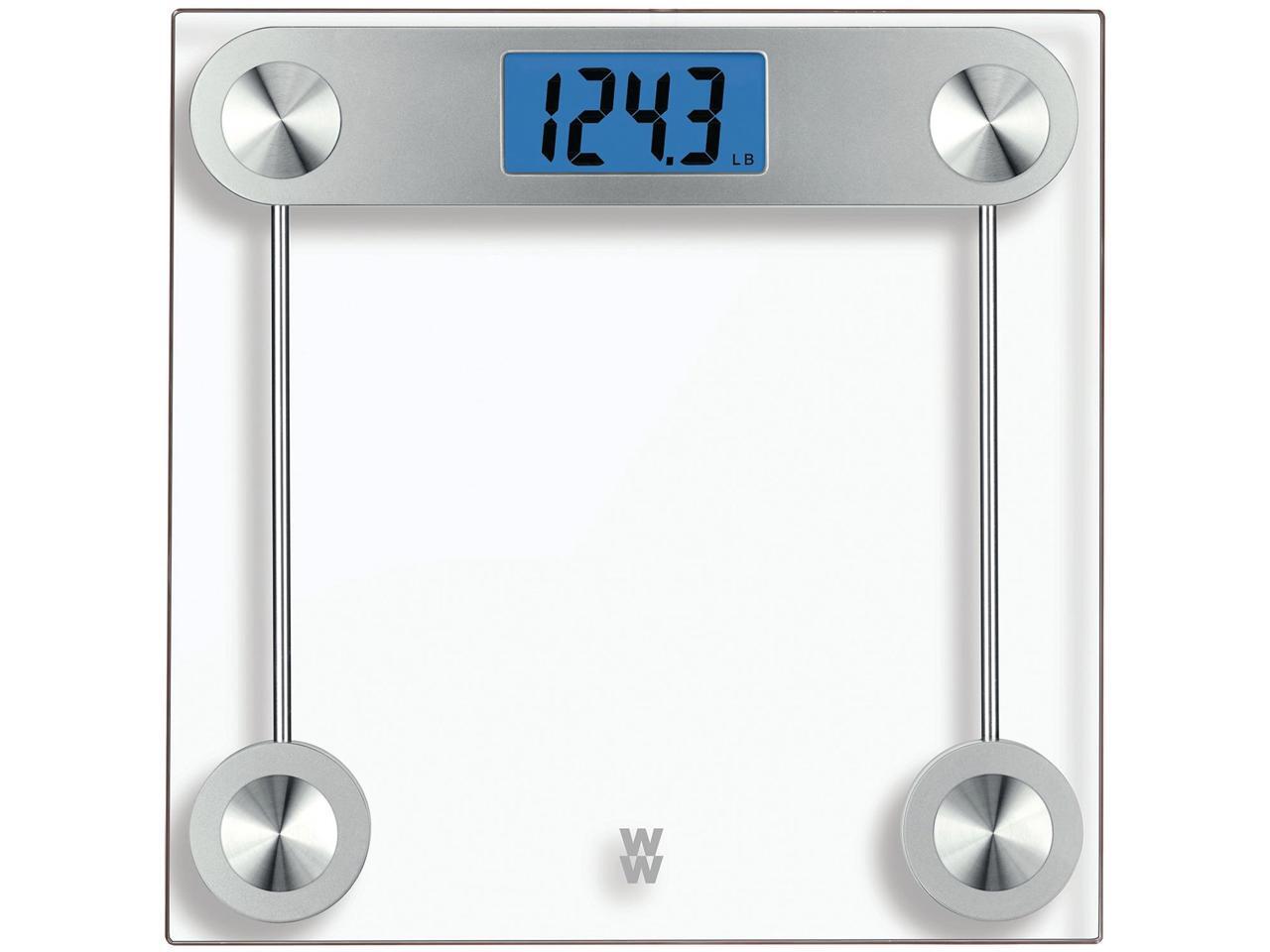 Conair WW26 Weight Watchers Digital Glass Scale with Blue Backlight