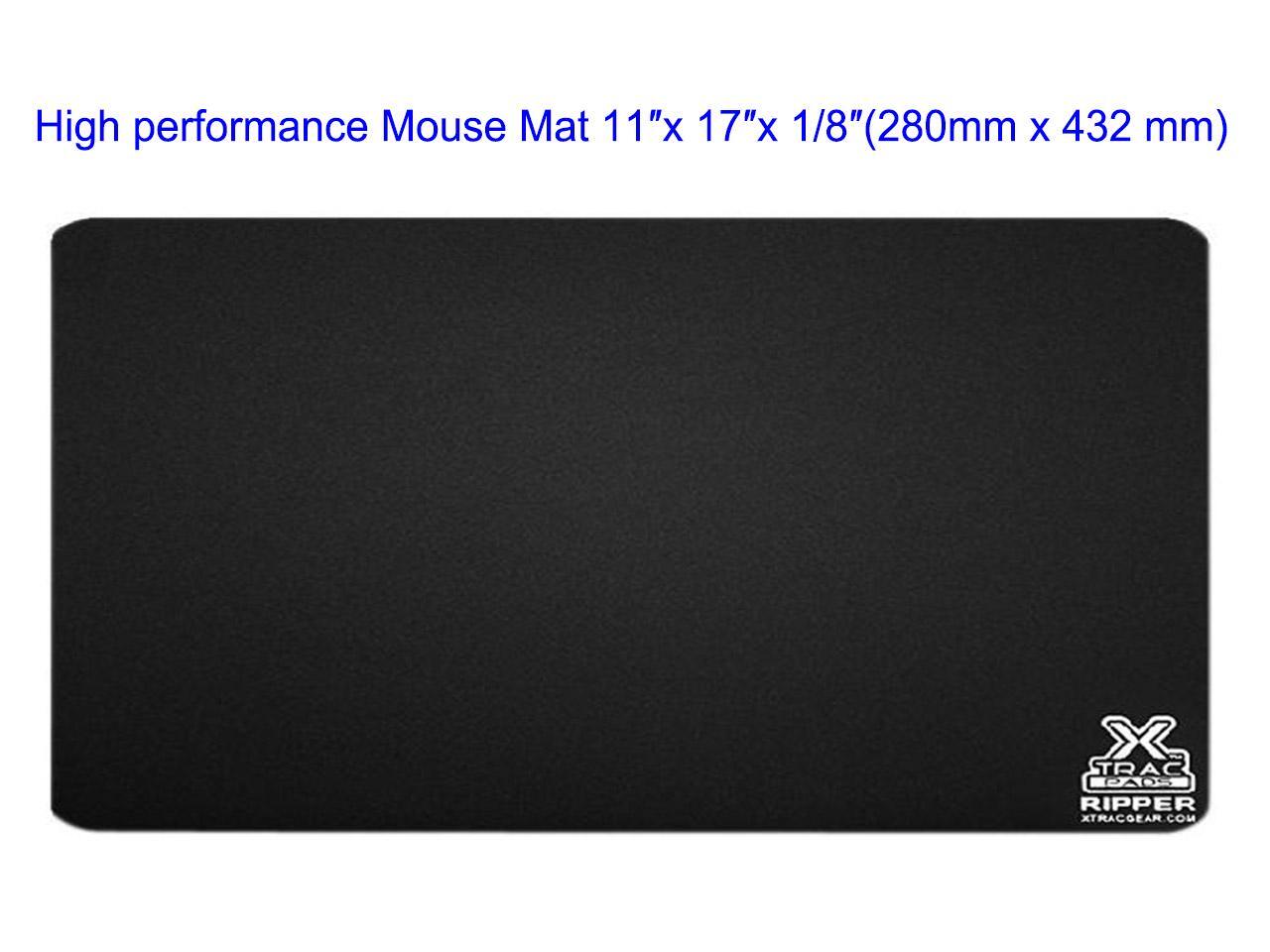 High performance Mouse Mat pad 11x 17x 0.1 inches, Xtrac Gear Mouse Mat