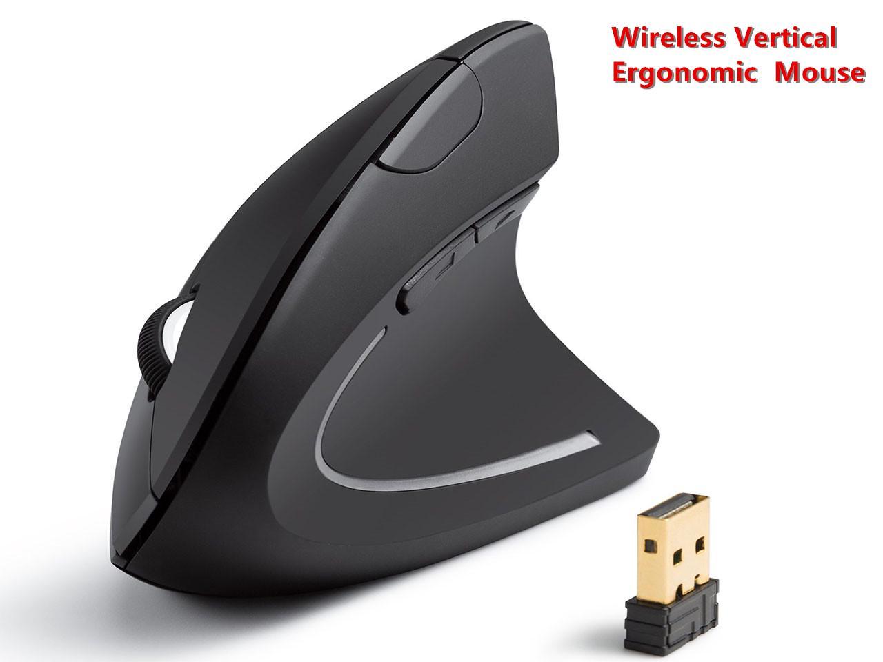 Ergonomic 3200DPI 2.4Ghz ricevitore USB Wireless Gaming Mouse Mouse iOS Windows 10, 