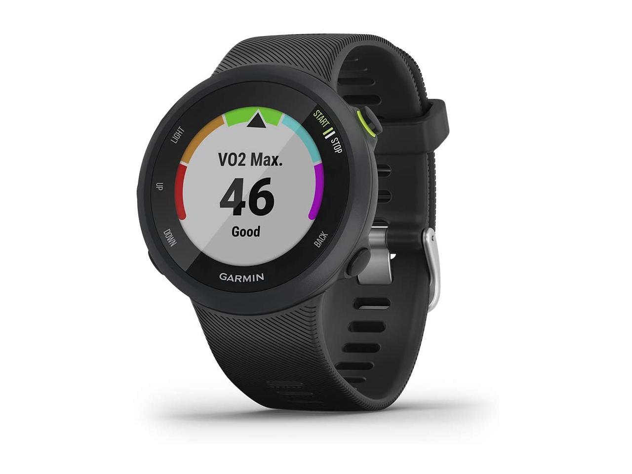 Garmin 45, 42MM Easy-to-Use GPS Running Watch Coach Free Training Plan Support, Black -