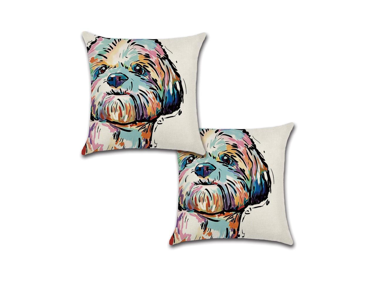 shih tzu decorative pillows