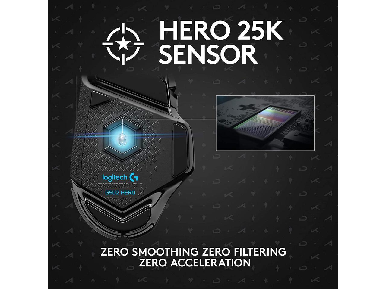 Logitech G502 Hero K/DA High Performance Gaming Mouse - Hero 25K Sensor ...