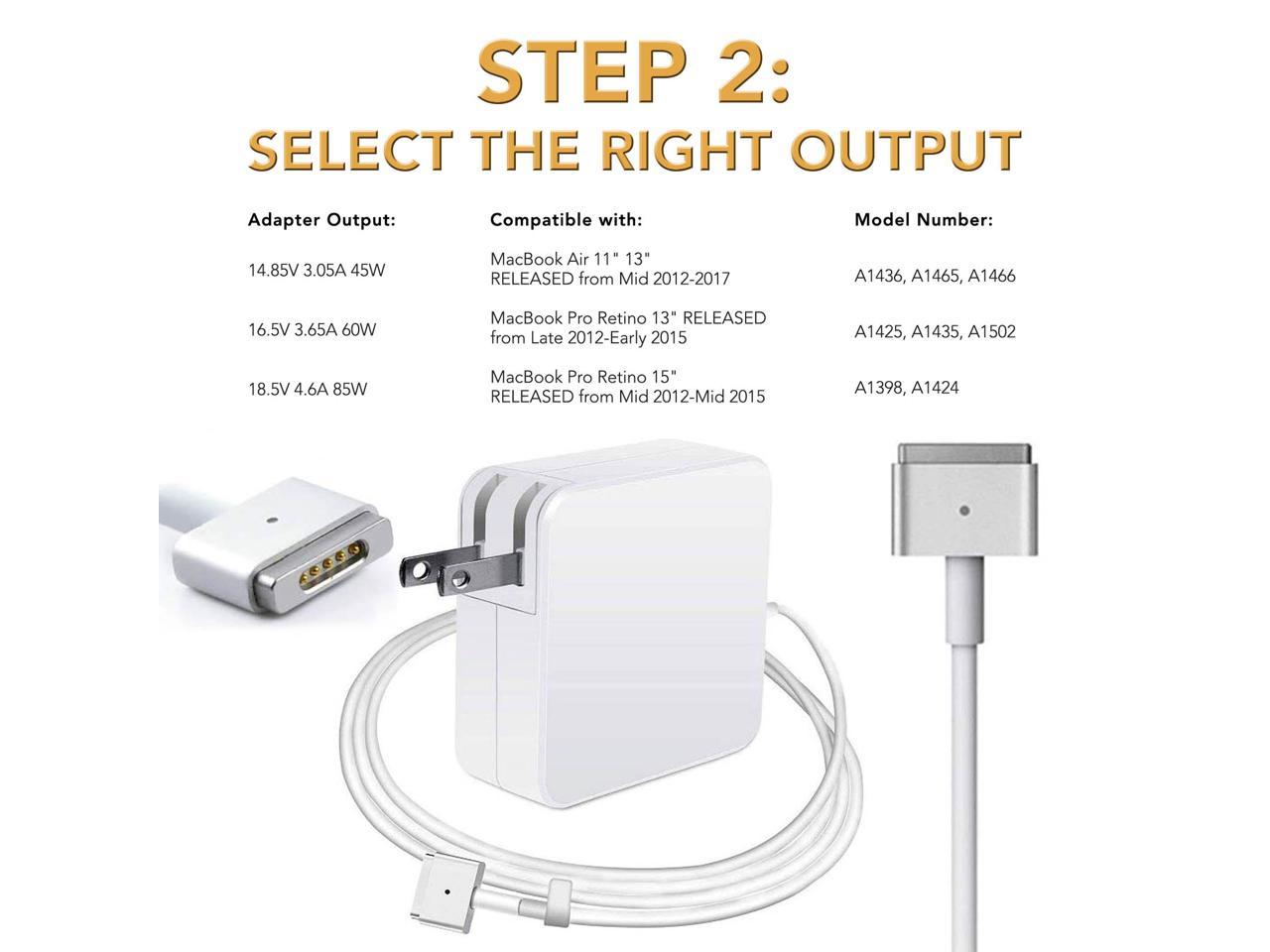 mac charger for a 2013 macbook pro retina