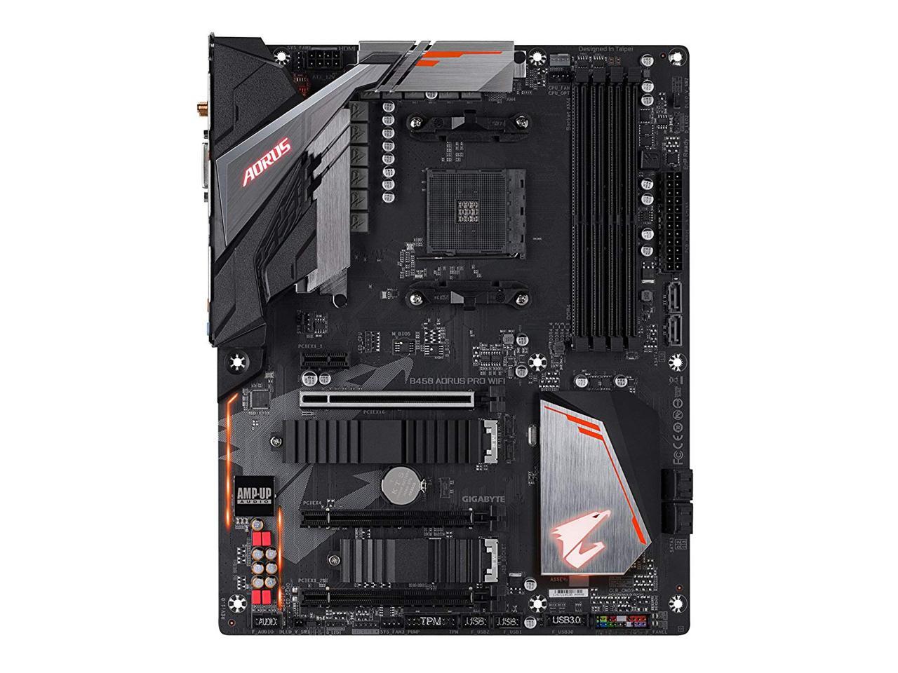 Gigabyte b450 aorus m какие процессоры поддерживает