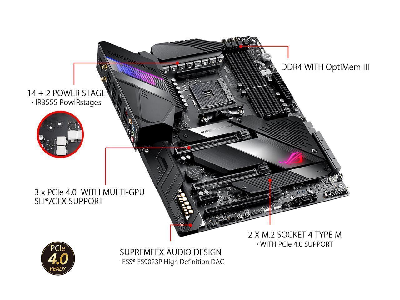 Asus rog crosshair 8 hero обзор