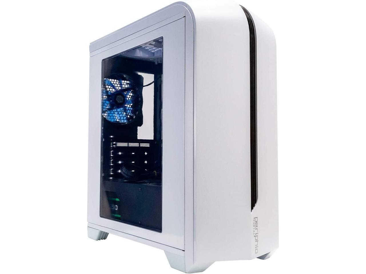 Periphio Portal MidTower ATX PC Gaming Case Power Supply Combo 550w