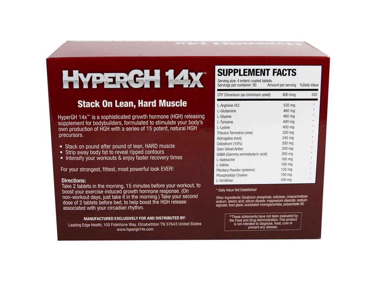 HyperGH 14x Daily Growth Hormone Releaser 120 Count 4 Month Supply -  Newegg.com