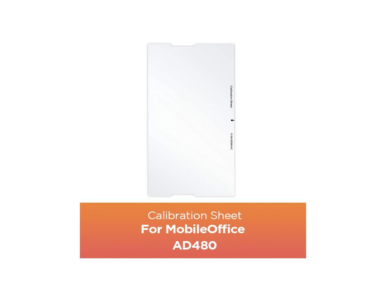 Scanner Calibration Sheet