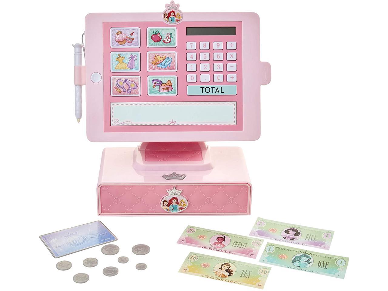 Disney Princess Style Collection Shop N Play Cash Register With Sounds And Phrases For Girls Ages Three And Up Pink Newegg Com