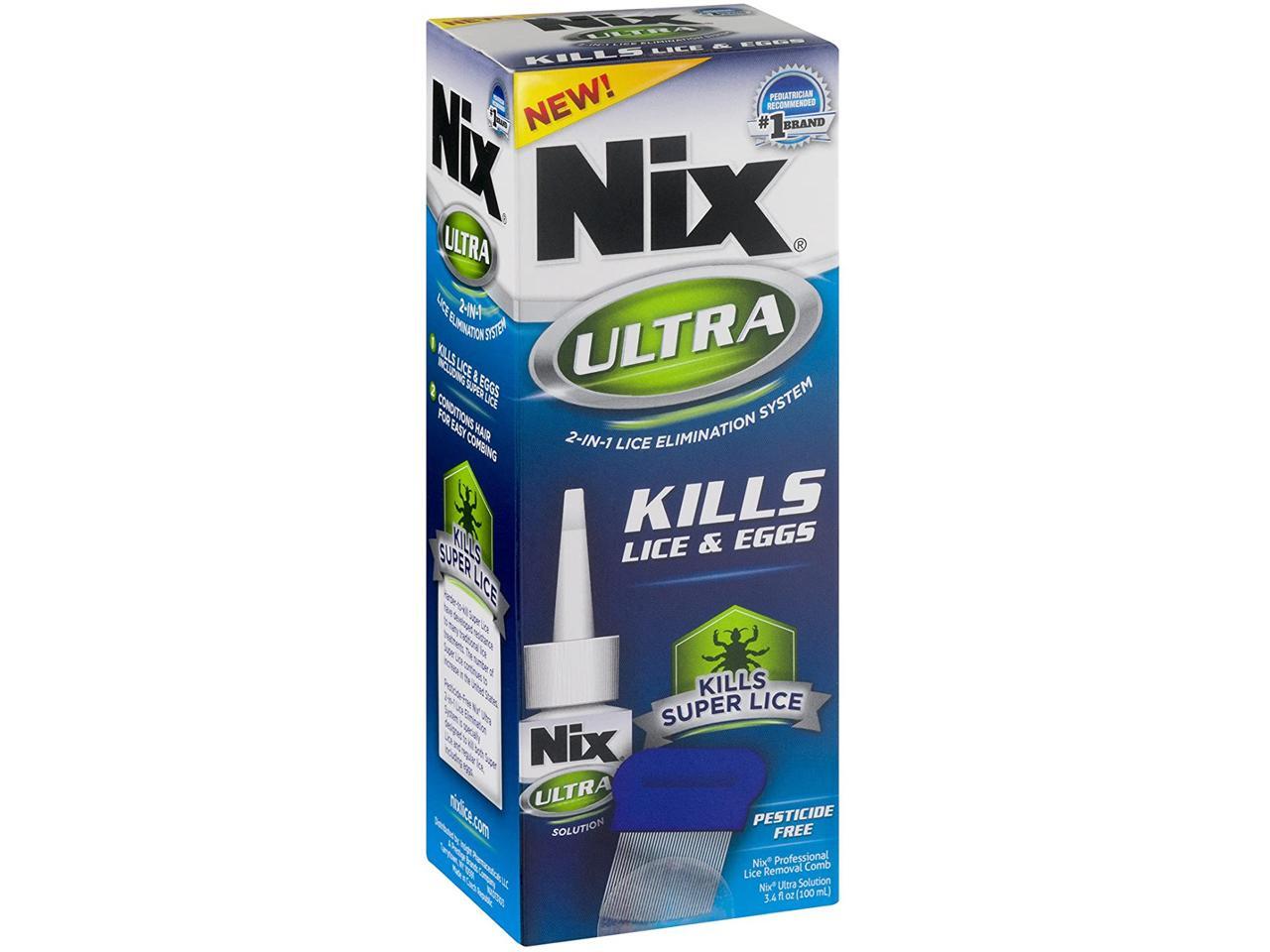 nix ultra 2in1 lice treatment 3.4 oz, pack of 2