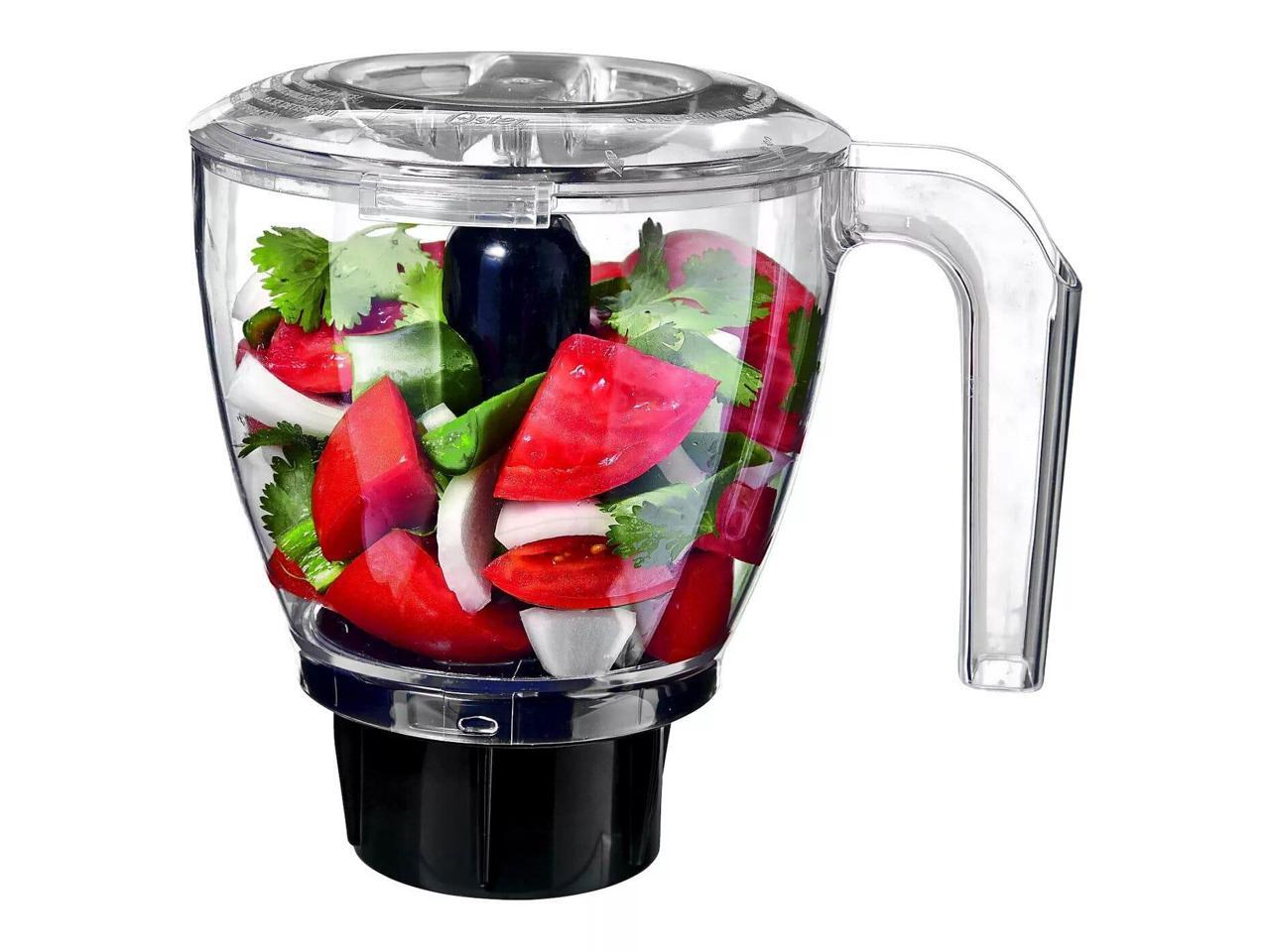 Oster Blender 16 Speed Plus Food Chopper Brushed Nickel