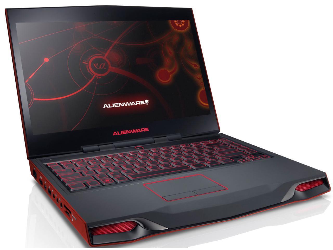 Refurbished Dell Alienware M14x R1 14 Gaming Laptop Intel Core I7 2630qm Cpu 2 0ghz 8gb Ram 750gb Hd Geforce Gt 555m 2gb Win 10 Red Grade B Newegg Com