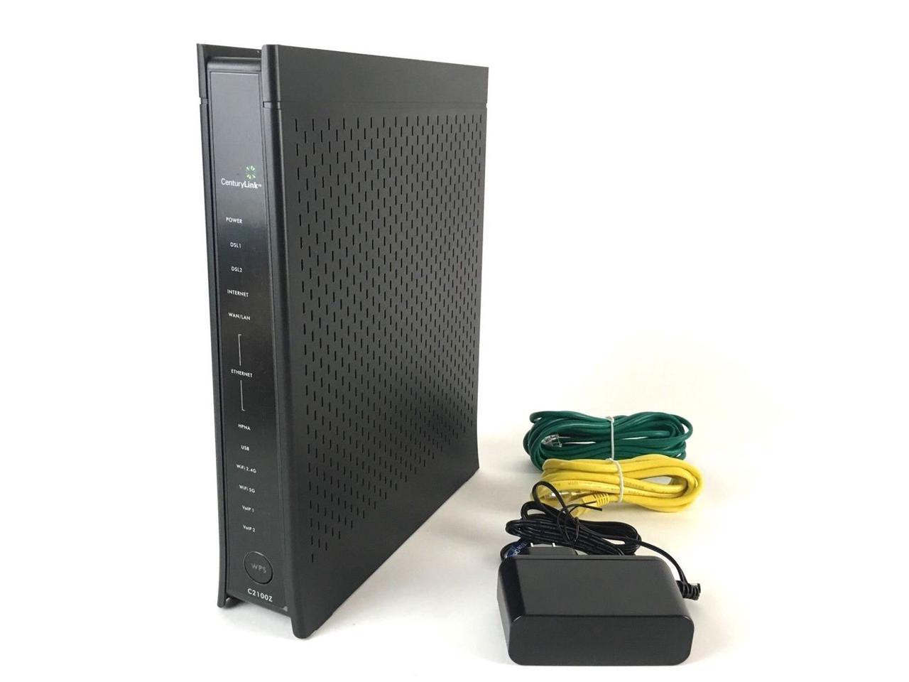Refurbished: CenturyLink ZyXEL C2100Z Wireless 802.11ac VDSL Prism TV  Gateway Modem Router - Newegg.com