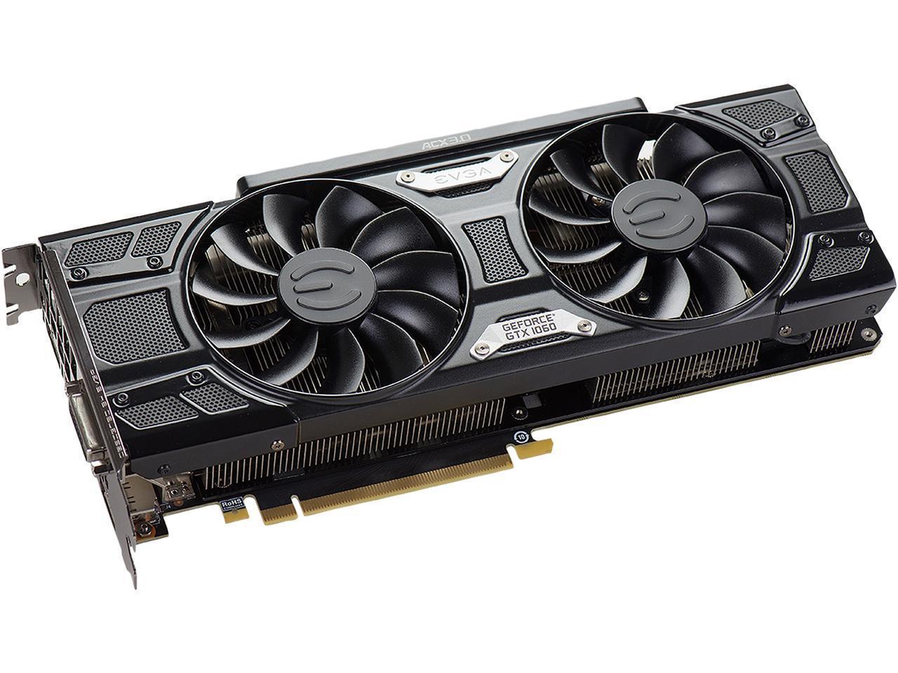 Refurbished: EVGA GeForce GTX 1060 SSC DT GAMING, 06G-P4-6265-KR, 6GB ...