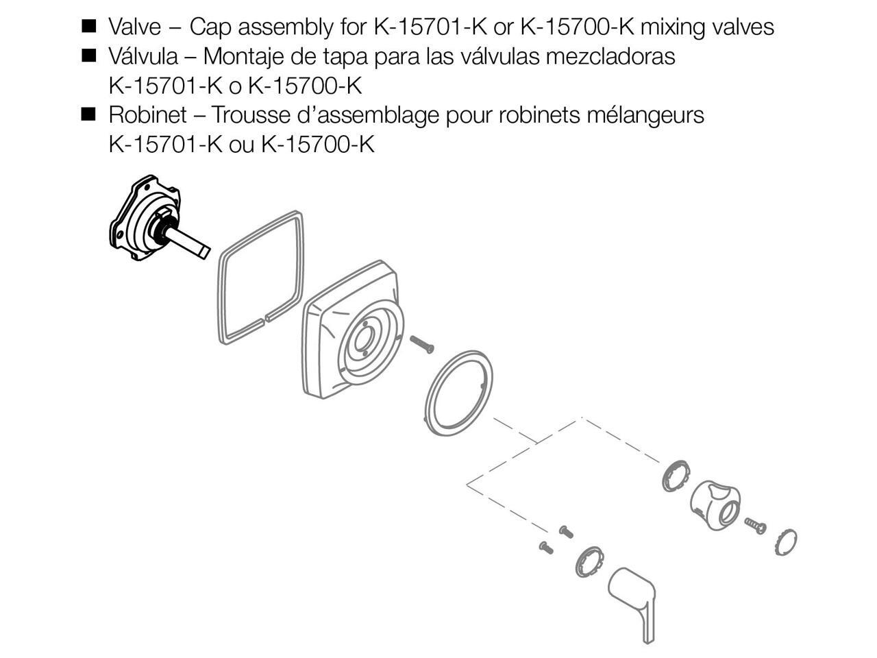Kohler GP77886 KGP77886 Faucet Valves