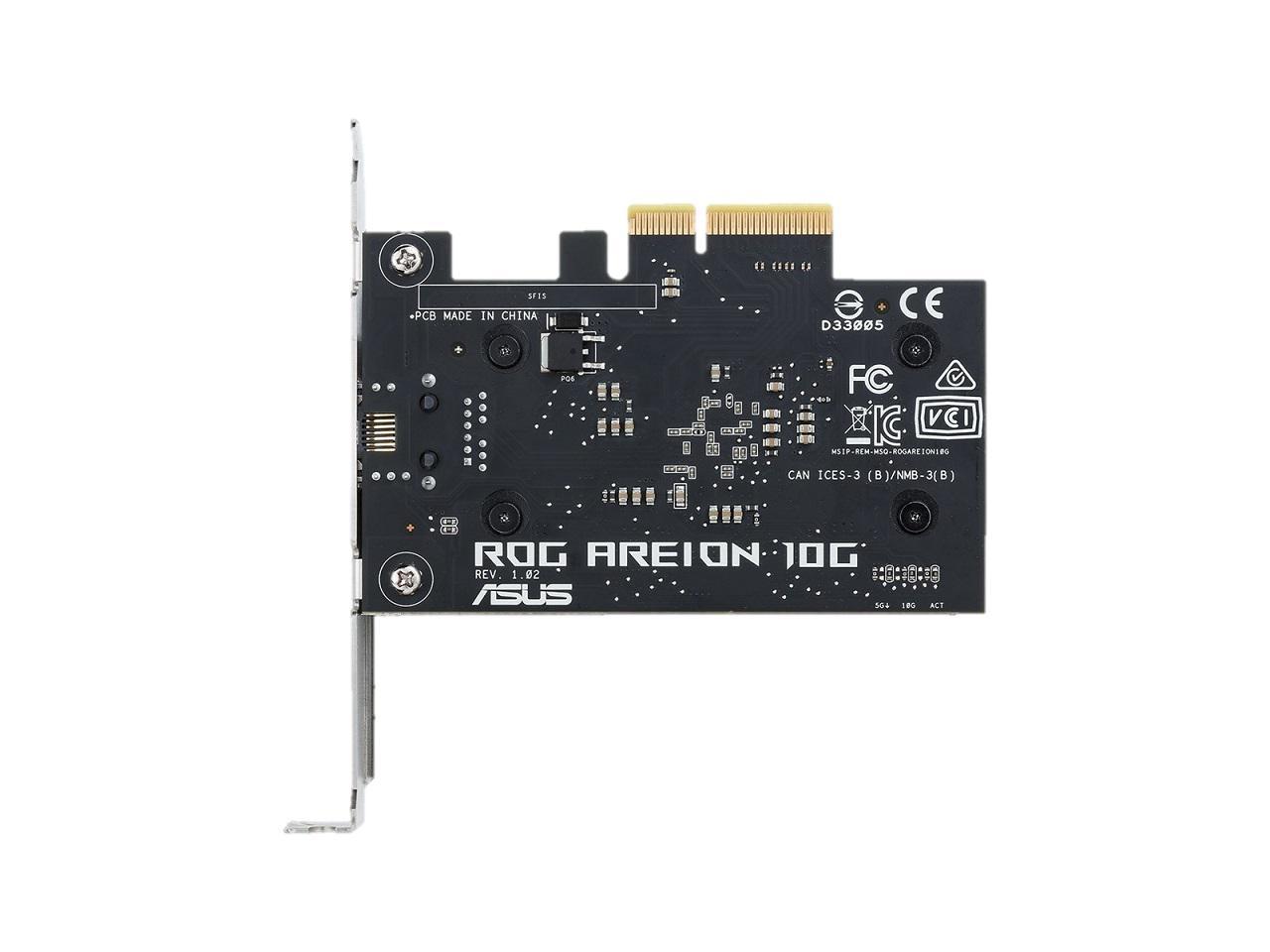 ASUS ROG AREION 10G Express PCIe Card RJ45