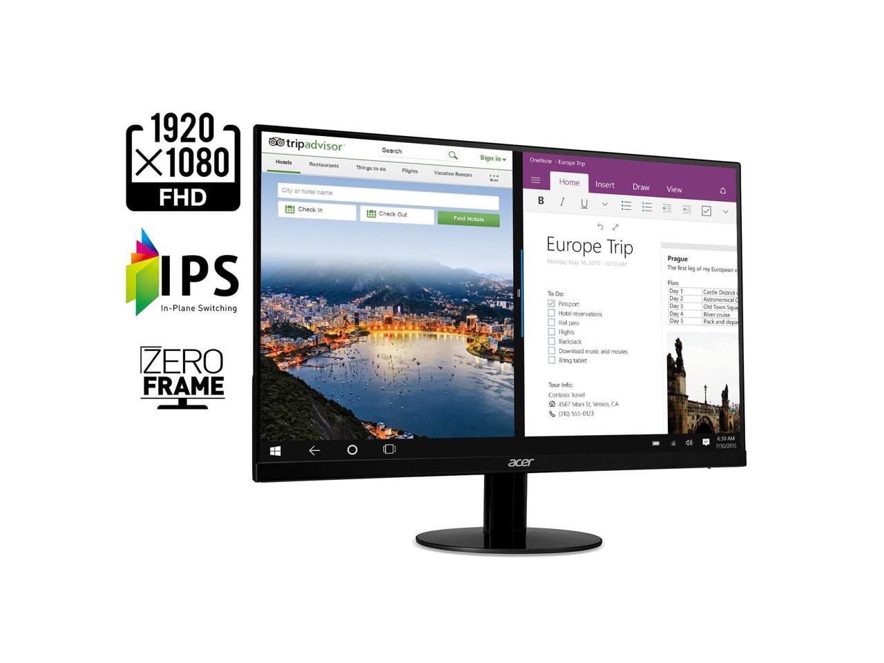 acer lcd monitor sb220q audio