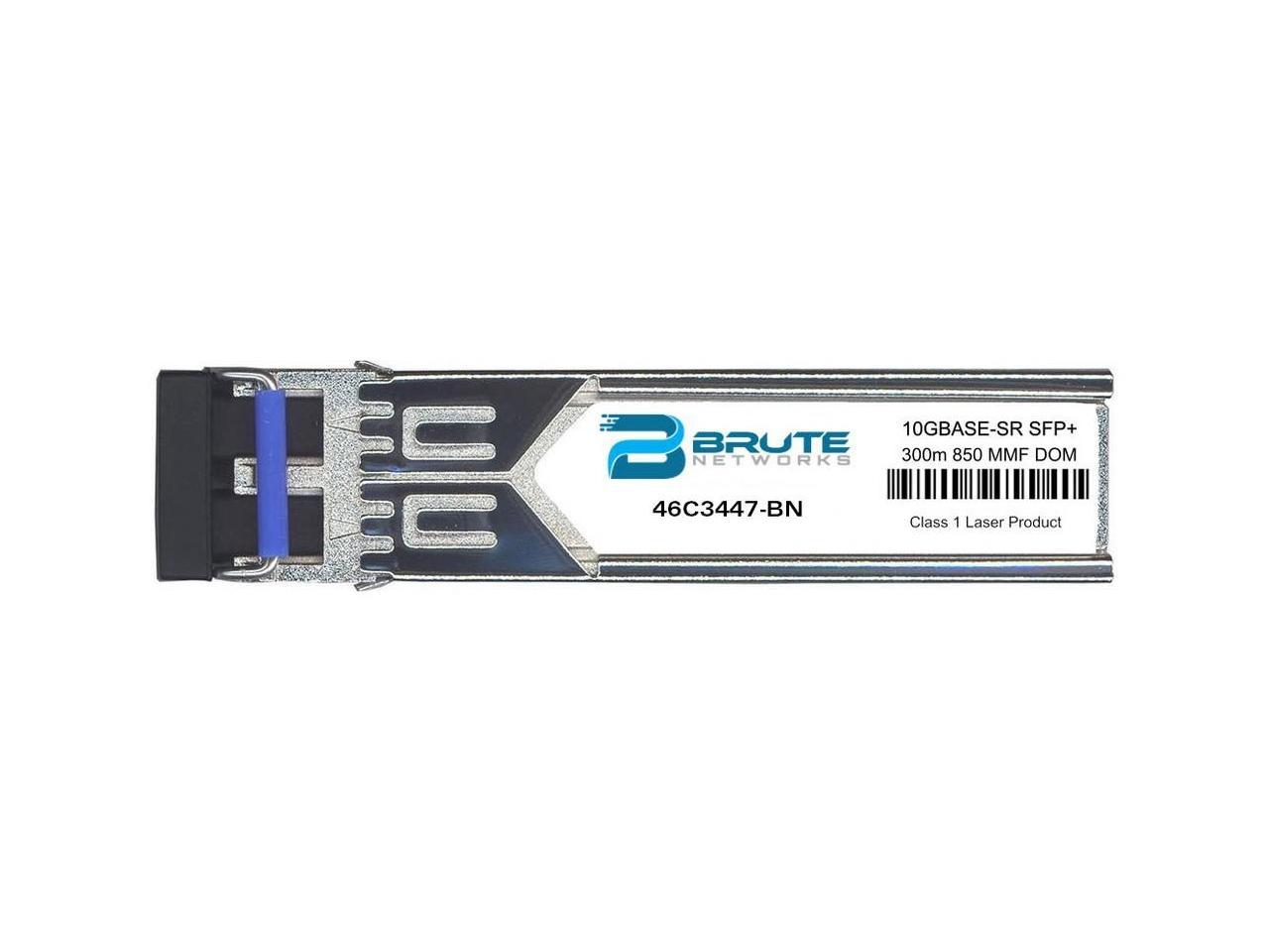 10GBASE-SR 300m MMF 850nm SFP Brute Networks 46C3447-BN Compatible with OEM PN# 46C3447 Transceiver 