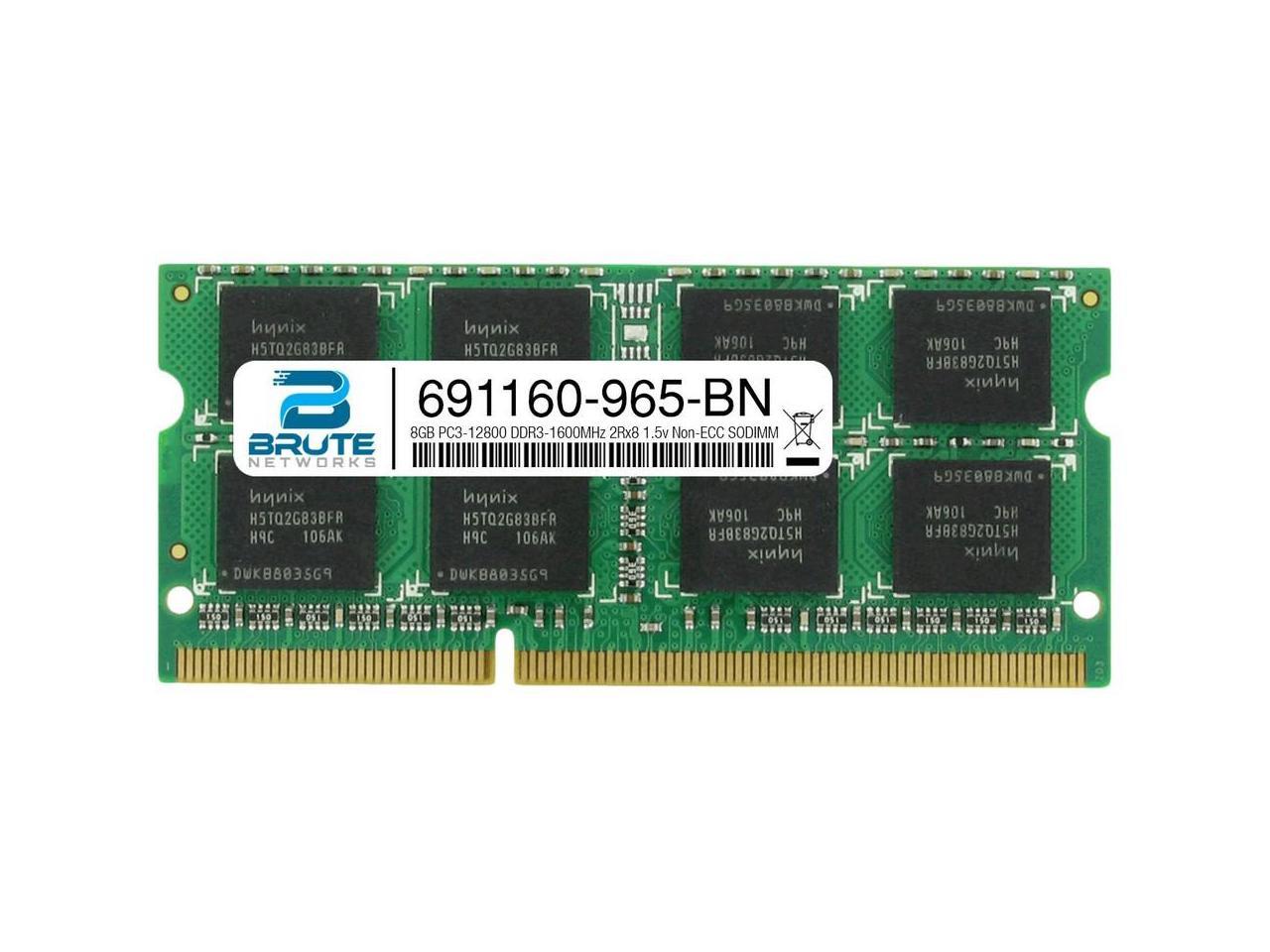 965 Hp Compatible 8gb Pc3 Ddr3 1600mhz 2rx8 1 5v Non Ecc Sodimm Newegg Com