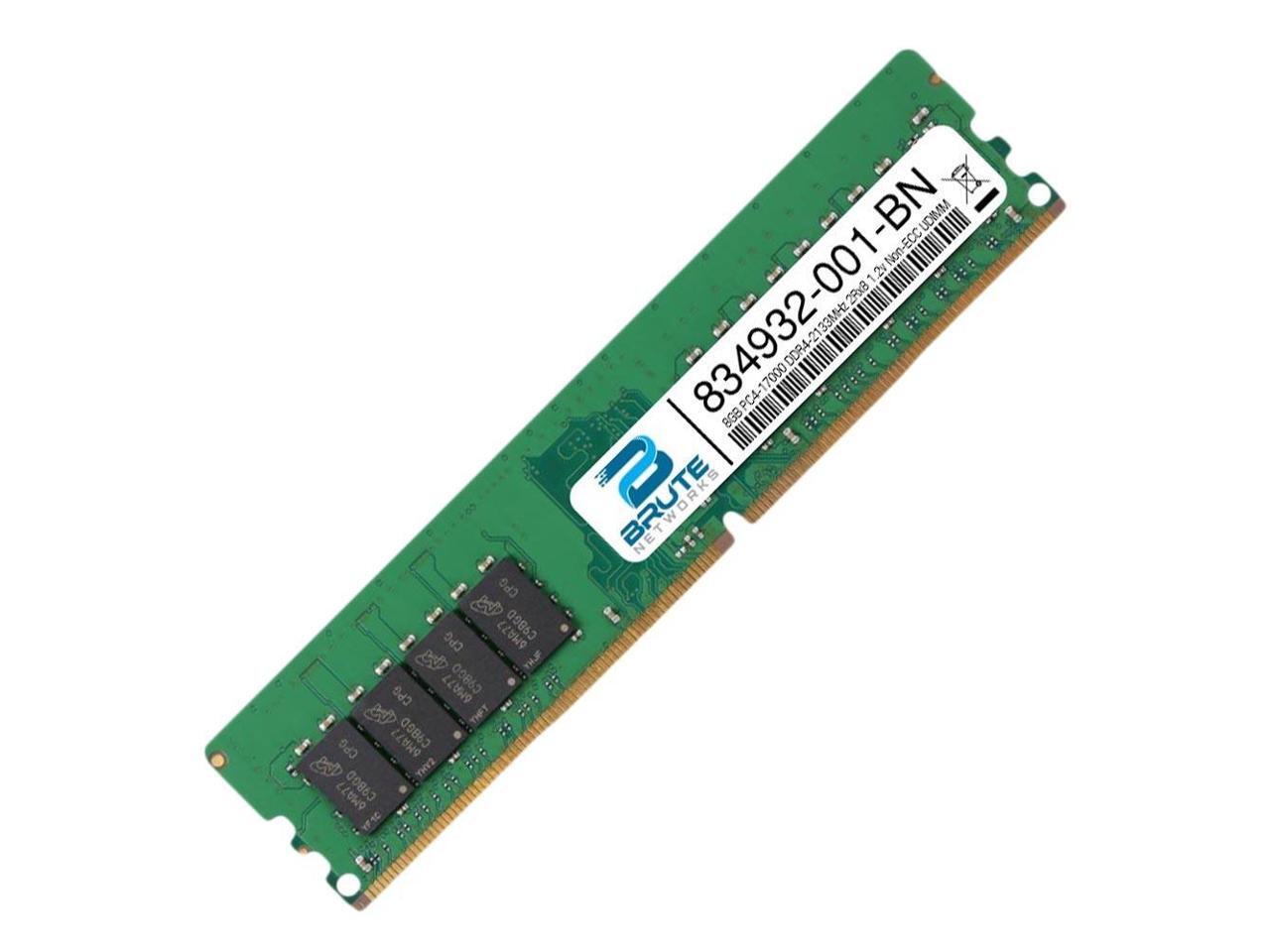 834932 001 HP Compatible 8GB PC4 17000 DDR4 2133MHz 2Rx8 1 2v Non ECC 