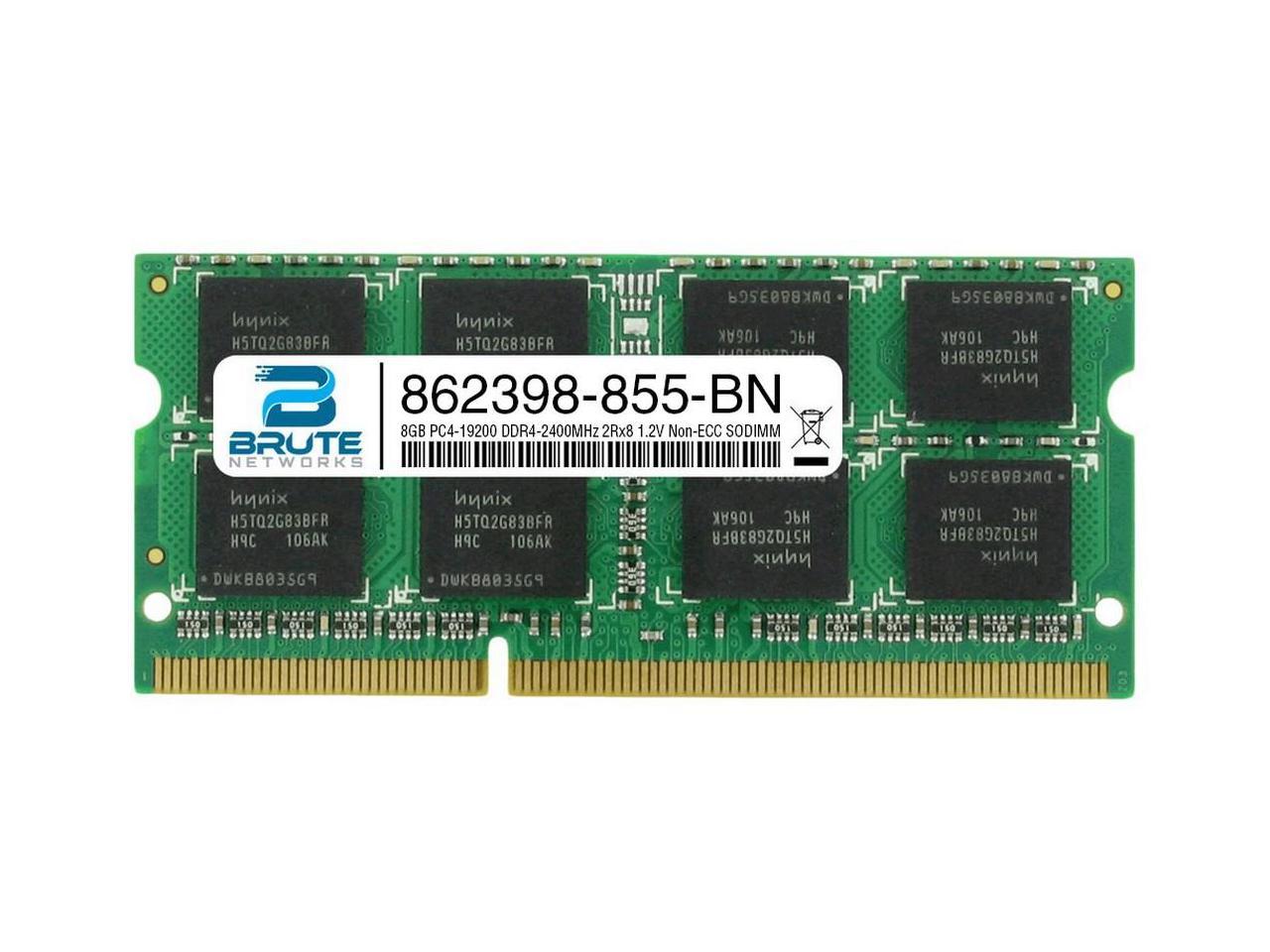 862398-855 - HP Compatible 8GB PC4-19200 DDR4-2400MHz 