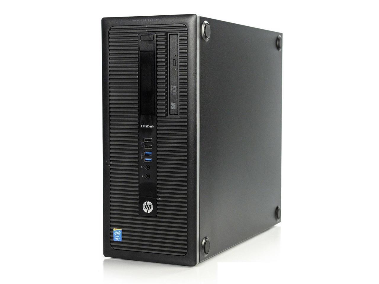 Refurbished HP EliteDesk 800 G1 MiniTower Desktop, Intel Core i5 4570