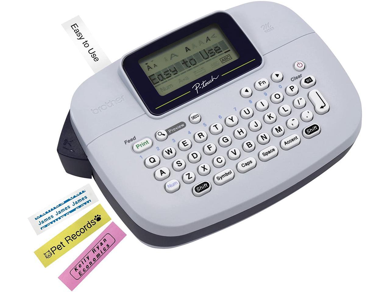 Brother Ptouch PTM95 Handy Label Maker, Direct Thermal, 230 dpi, 7