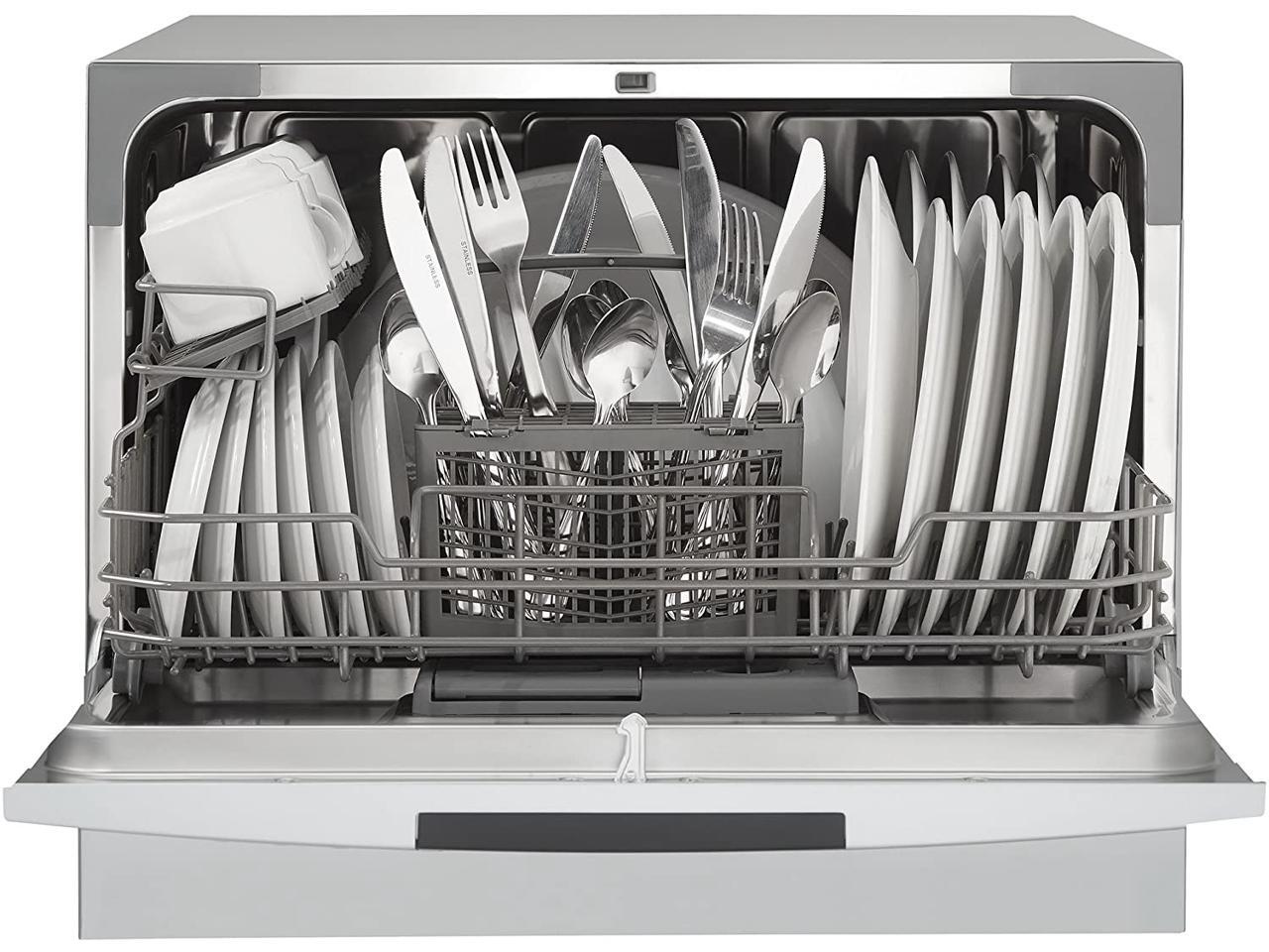 Danby DDW631SDB 6 Place Setting Countertop Dishwasher in Silver