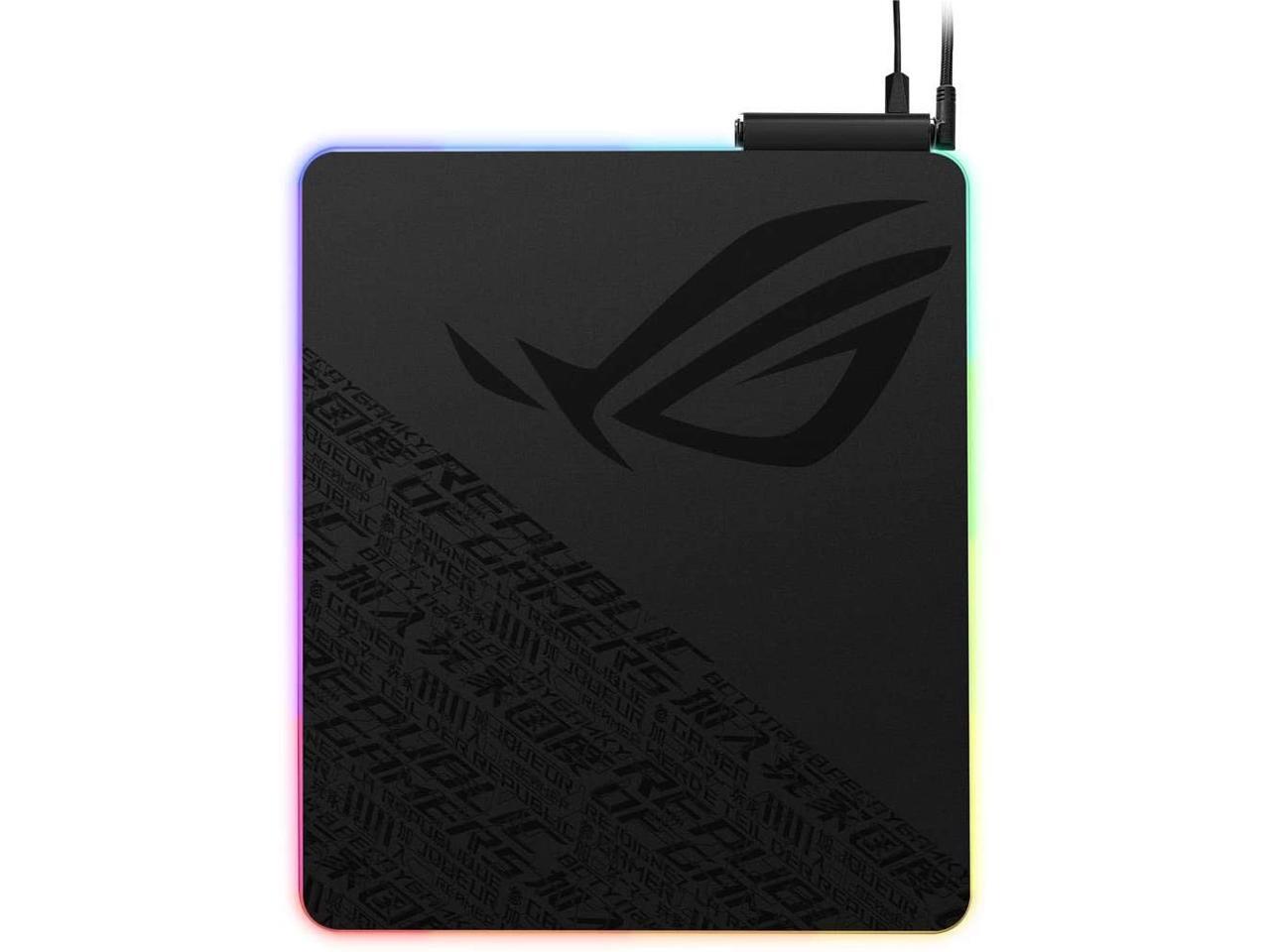 ASUS ROG Balteus Qi Vertical Gaming Mouse Pad with Wireless Qi Charging