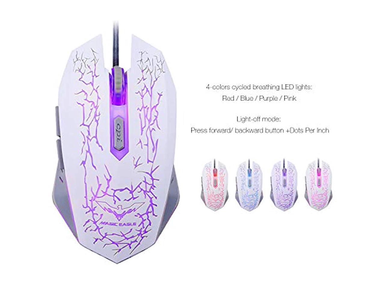 HAVIT HVKB558CM Rainbow Backlit Wired Gaming Keyboard and Mouse Combo